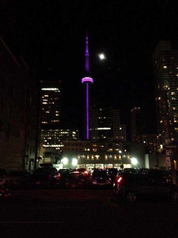 Purple CN Tower